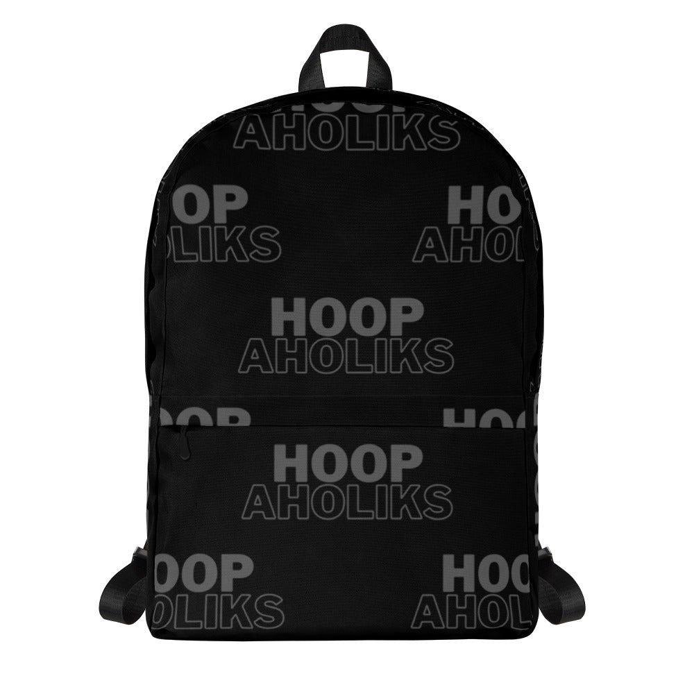 Black Varsity HoopAholiks Backpack