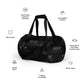 Black Varsity HoopAholiks gym bag
