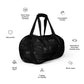 Black Varsity HoopAholiks gym bag