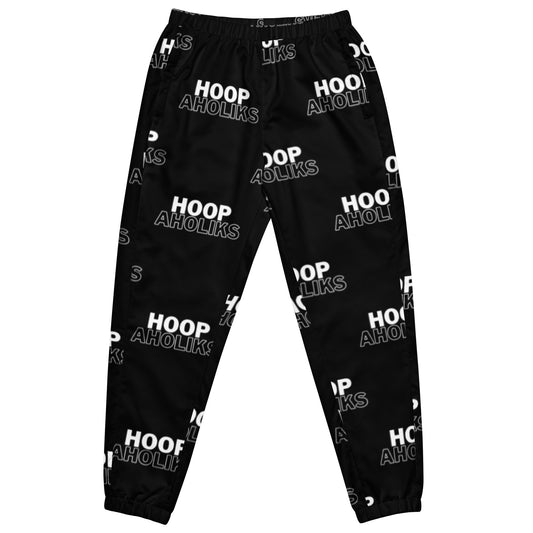 Black Varsity HoopAholiks Unisex track pants