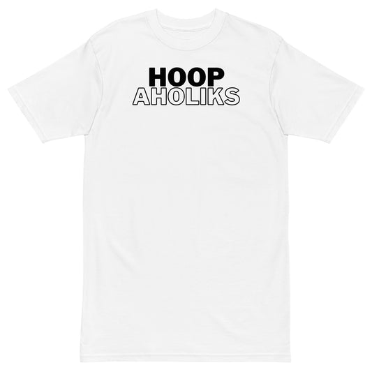 White Varsity HoopAholkis T-shirt