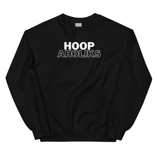 Black Varsity HoopAholiks Unisex Pullover Sweater