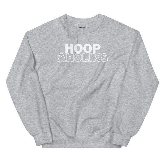 Grey Varsity HoopAholiks Unisex Sweatshirt